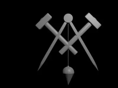 Brick Layer Armorial Free low-poly 3D model