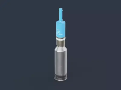 DM98 Round Shell 120MM Gameready Low-poly 3D model