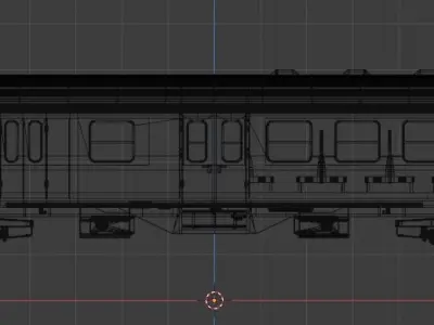 H0 1-87 scale Umbauwagen BD4yg 2nd class with luggage room 3D print model