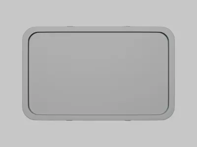 Square Bucket - Geometry Only No Textures No Materials 3D model purchase