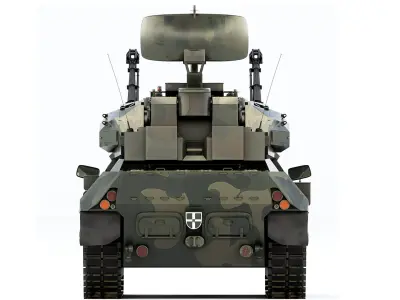 FlakPz 2 Gepard 1A2 2006 3D model