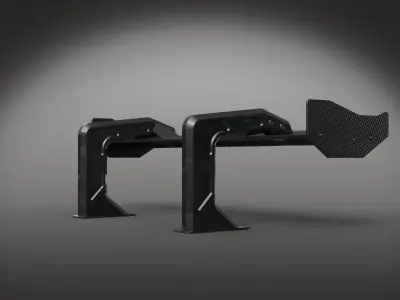 Racing damper tuning spoiler auto bahn rc  3D model