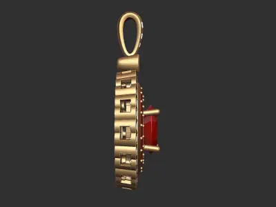  waterwave edge pendant Free 3D model