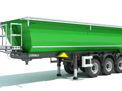 Farm Trailer 3D model by 3D-Horse from CGTrader