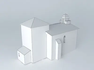 Church Saint Pardoux Dordogne Free 3D model