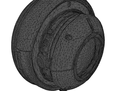 Futuristic Robotic Eye 3D Model 3D model