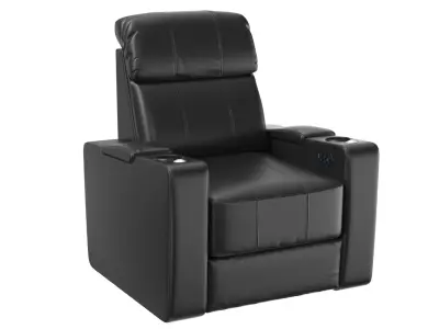 Detailed Theater Home Cinema Chair 3D model