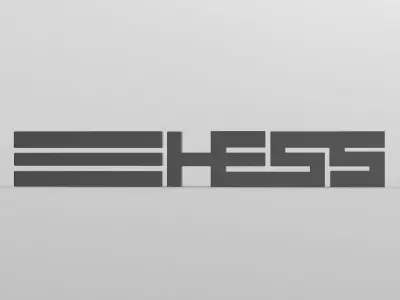 hess logo 3D model
