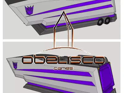 Transformers Menasor Combiner Wars Trailer 3D print model