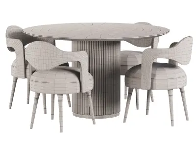 Dining Set 35 3D model