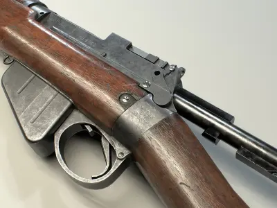 Lee-Enfield N4 Mk 1 Low-poly 3D model