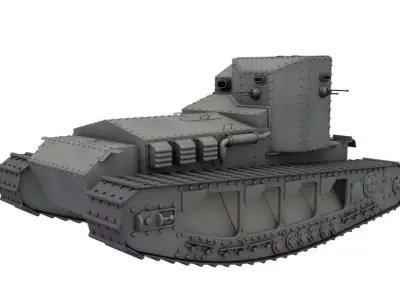 Medium Mark A Whippet 3D model