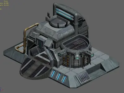 Heterogeneous - Mechanical Construction 02 3D model