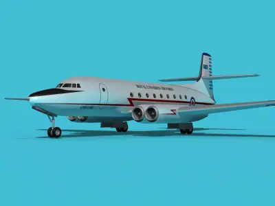 Avro Canada C-102 Jetliner V02 3D model