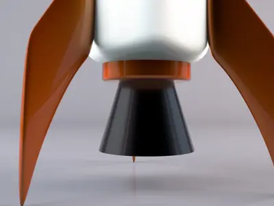Spaceship 3D model buy