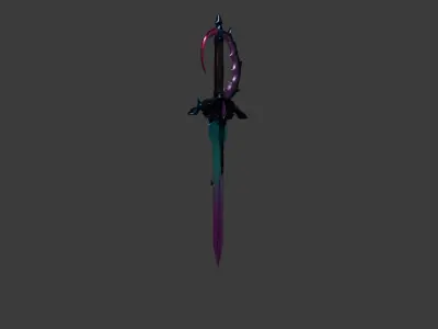 Rainbow Sword 3D model