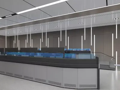 control room 3D model 2