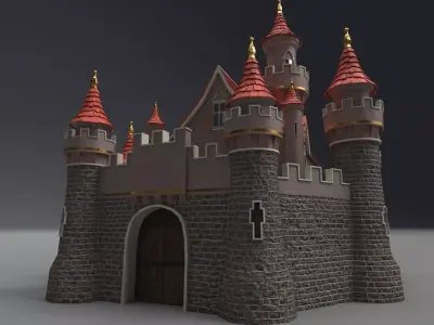 Castle 3D model 2
