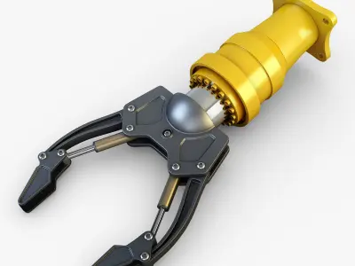 Hydraulic grab v 1 3D model