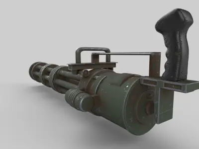 machine gun 3D model 21