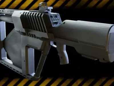 Drone Defense Low-poly 3D model