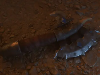 Stylized Mellee Weapons GameReady LowPoly 3D models 3D Model Pack