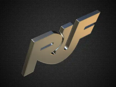 ruf logo 3D model
