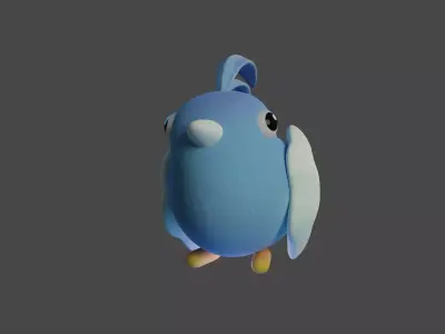Bird Game Model 14 Low-poly 3D model