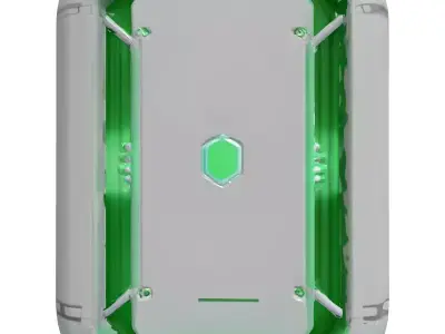 Futuristic SciFi Power Cell Container 3D model