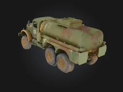 Military Fuel Tanker Model  Tactical Logistics on Wheels 3D model