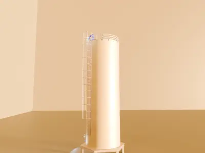 GAS SILO 3D model