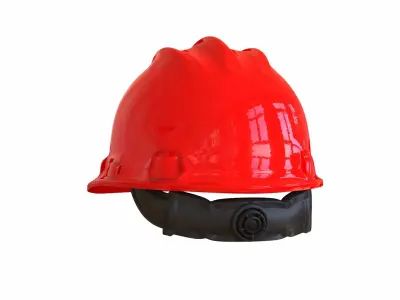 Safety Helmet Low-poly 3D model get