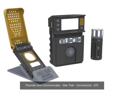 Star Trek - Part 1 - 11 Printable models - STL - Commercial 3D Model Pack