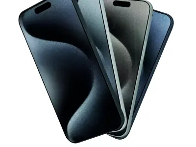 IPHONE 15 PRO MAX Low-poly 3D model