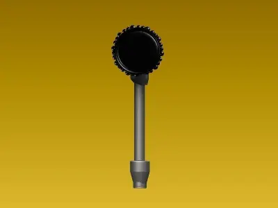 stylized battle hammer  3D model