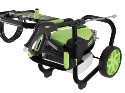 Electric Pressure Washer 3D Model 3D model