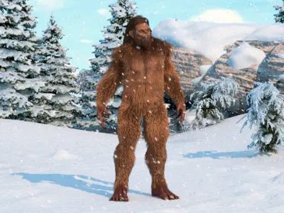  Sasquatch Rigged Fur 