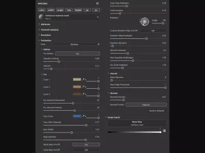 Fur Substance Material and Texture