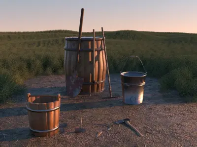 Farm Tools 3D model