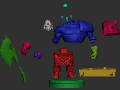 Duroc fanart   3D model
