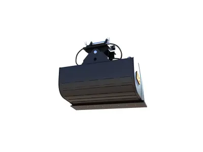 WB Excavator Hydraulic Tilting Grade Mini Excavator and Backhoe 3D model