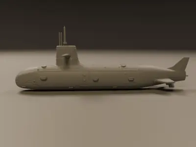 submarine 3D print model shop