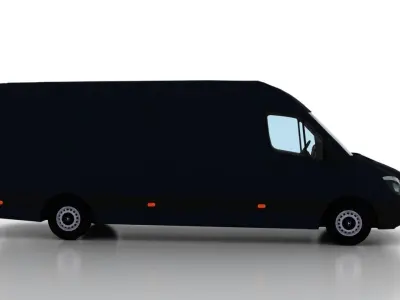 Mercedes Benz Sprinter L3H2 2015 Cargo UK 3D model