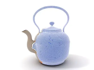 Rustic Iron Teapot model pack Low-poly 3D model