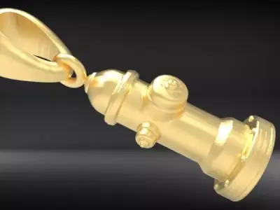 3D Fire Hydrant Pendant 3D print model purchase