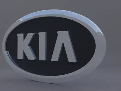Kia Logo 3D model
