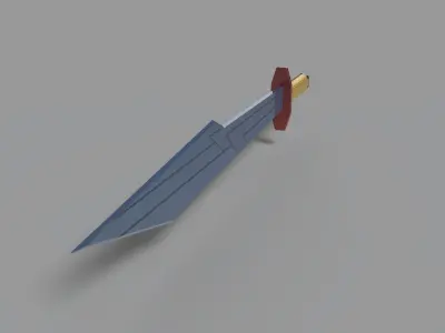 Thors second sword from Thor Ragnarok 3D model