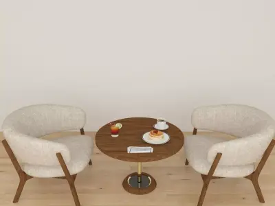 table cafe  3D model