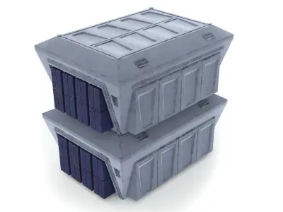 Imperial Cargo Container 1-12 scale Blackseries  3D print model
