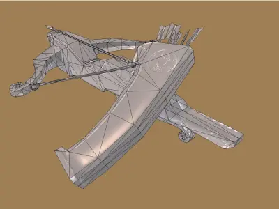 Crossbow Free low-poly 3D model